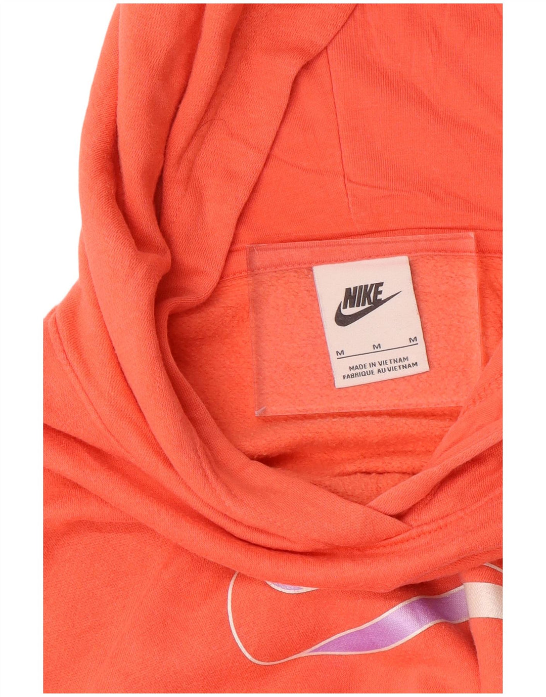 NIKE - Sudadera con capucha para mujer, talla grande, gráfica, talla 40, color naranja mediano