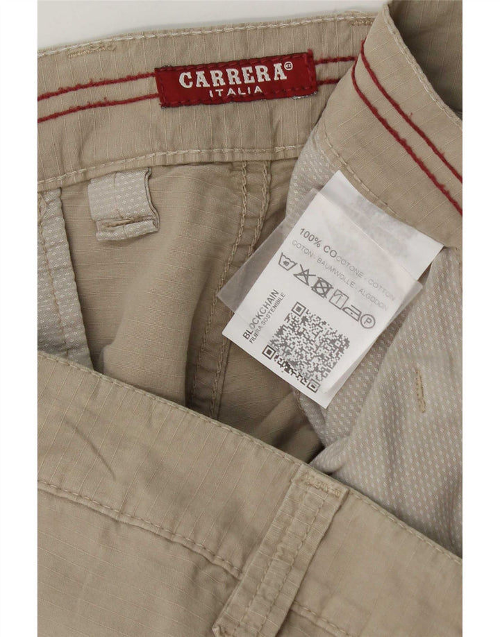 Carrera Pantalones cortos cargo para hombre W38 XL Algodón beige