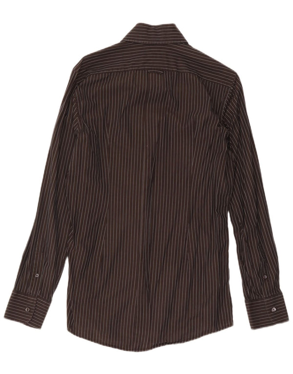 Dolce & Gabbana Camisa para hombre Talla 40 15 1/2 Mediana Raya negra