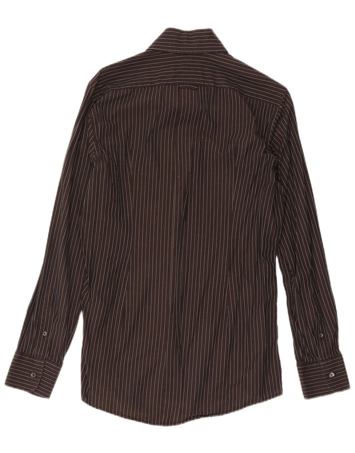 Dolce & Gabbana Camisa para hombre Talla 40 15 1/2 Mediana Raya negra