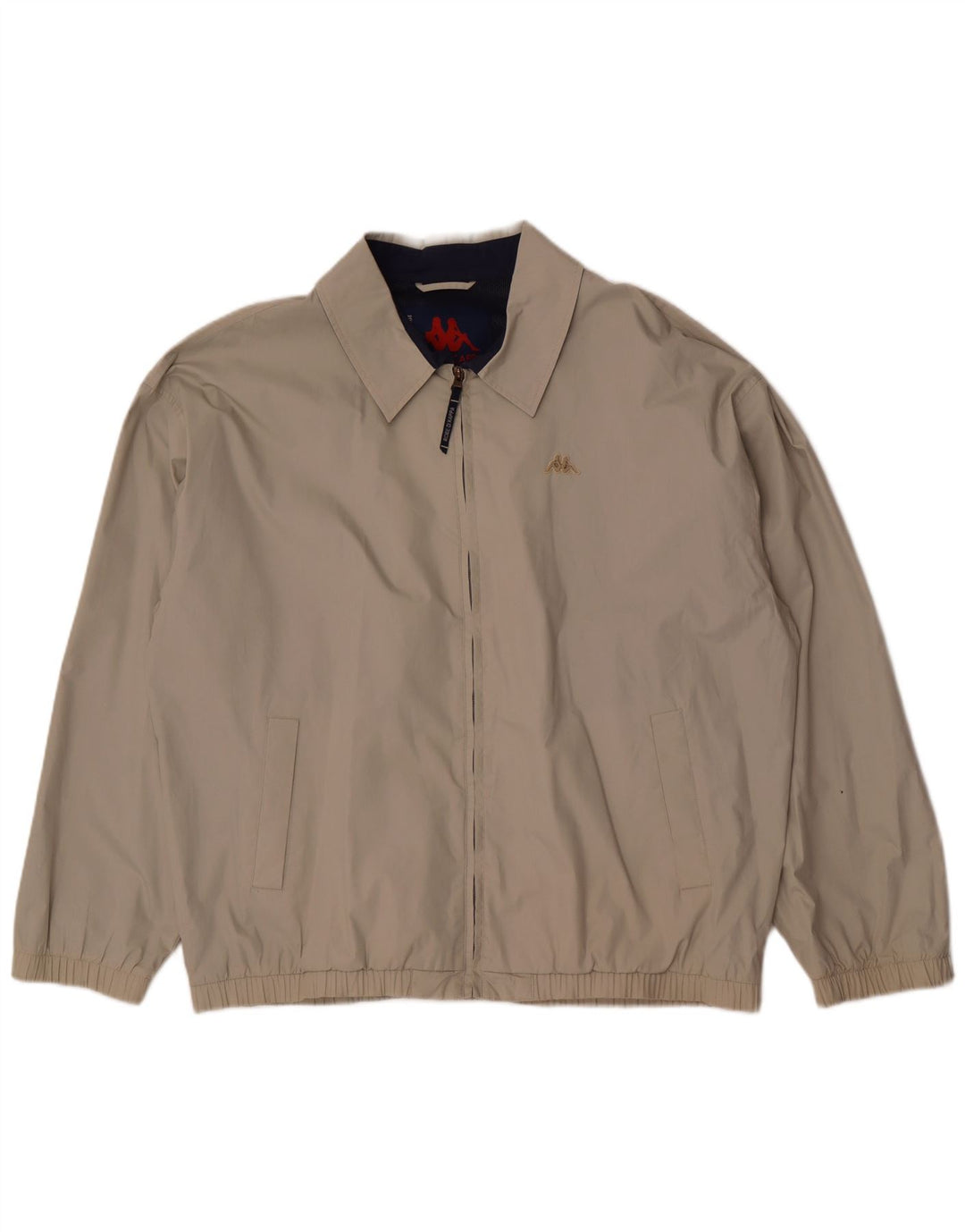 Kappa Chaqueta Bomber para Hombre UK 44 2XL Beige Poliéster