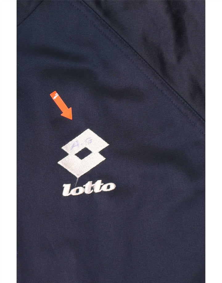 Lotto Hombre Chaqueta De Chándal Con Gráfico XL Azul Marino Colorblock