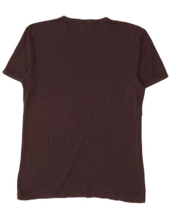 G-Star Mujer Camiseta Gráfica Top UK 40 XL Algodón Negro