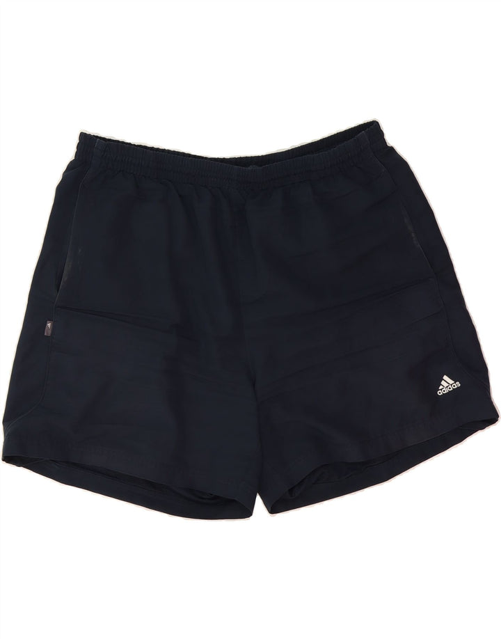 ADIDAS Mens Sport Shorts 2XL Navy Blue Polyester Vintage Adidas and Second-Hand Adidas from Messina Hembry 
