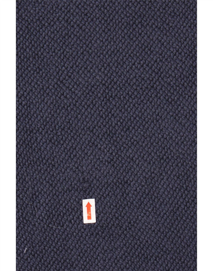 WEIRD FISH Sudadera con Cuello y Cremallera para Hombre Jersey XL Azul Marino Algodón