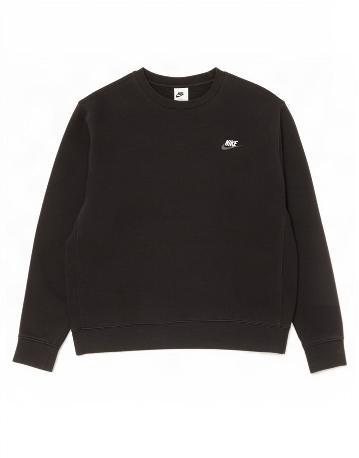 Nike Hombre Sudadera Jumper Medium Negro Algodón