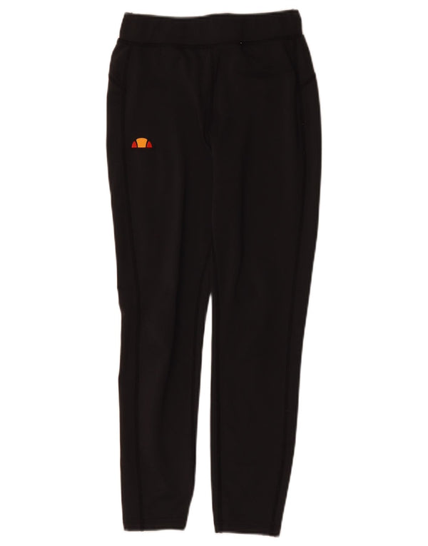 Ellesse Leggings cortos gráficos para mujer UK 8 Small Poliéster negro
