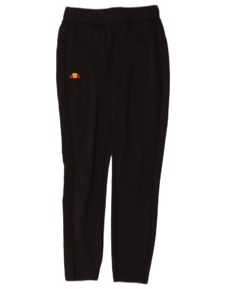 Ellesse Leggings cortos gráficos para mujer UK 8 Small Poliéster negro