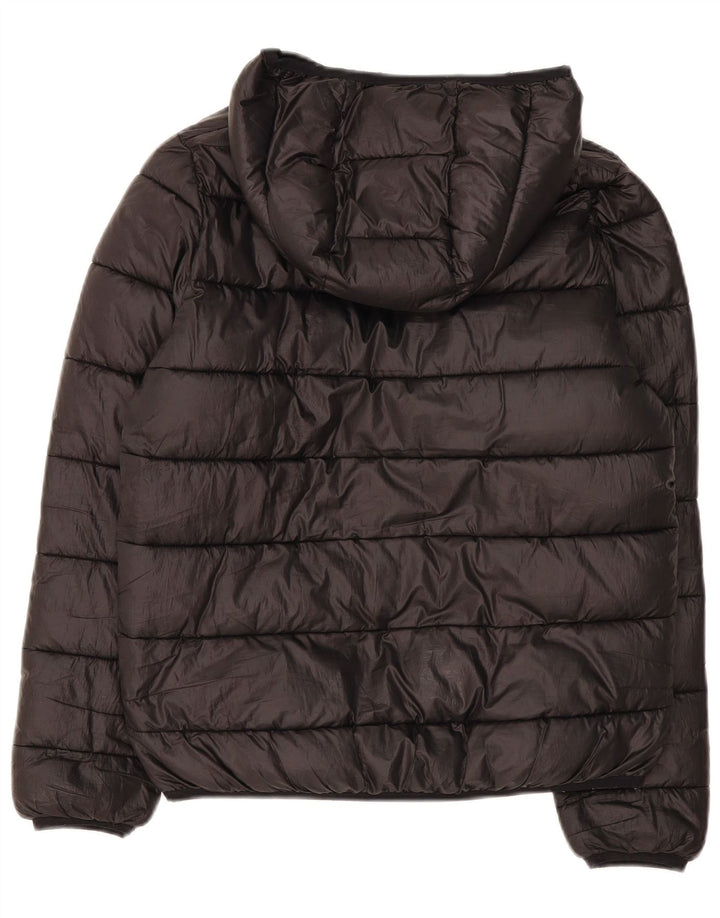 Champion Chaqueta acolchada con capucha para niño 13-14 años XL Negro Poliéster
