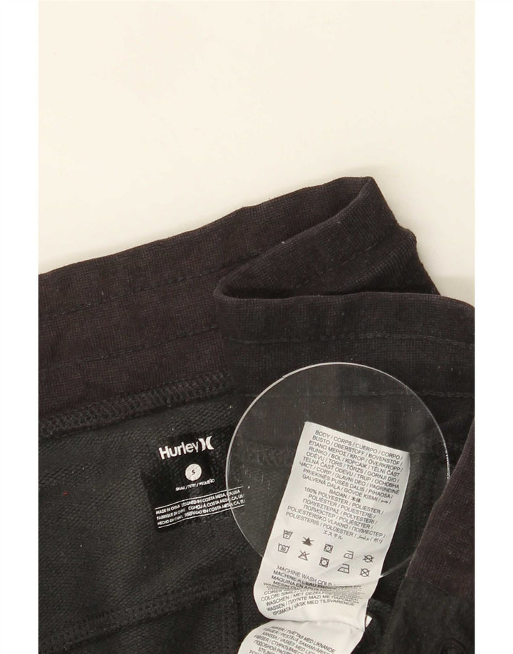 Hurley Hombre Crop Chándal Pantalones Joggers Small Gris Poliéster