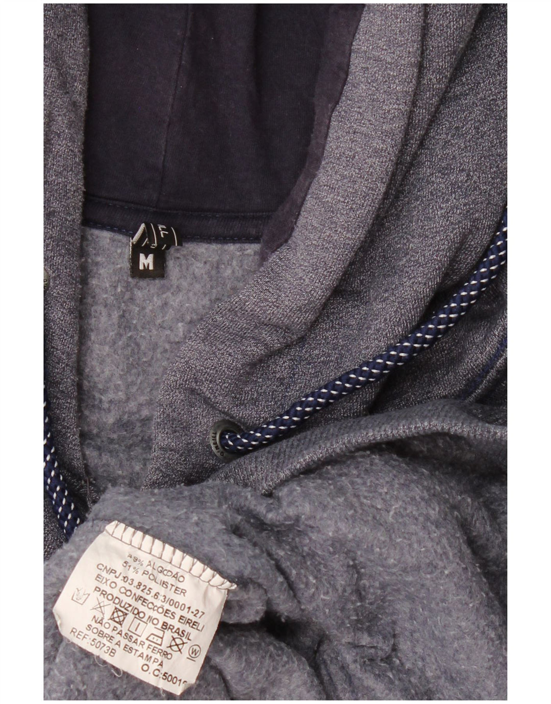 O'NEILL Jersey con capucha gráfica para hombre de algodón azul marino mediano