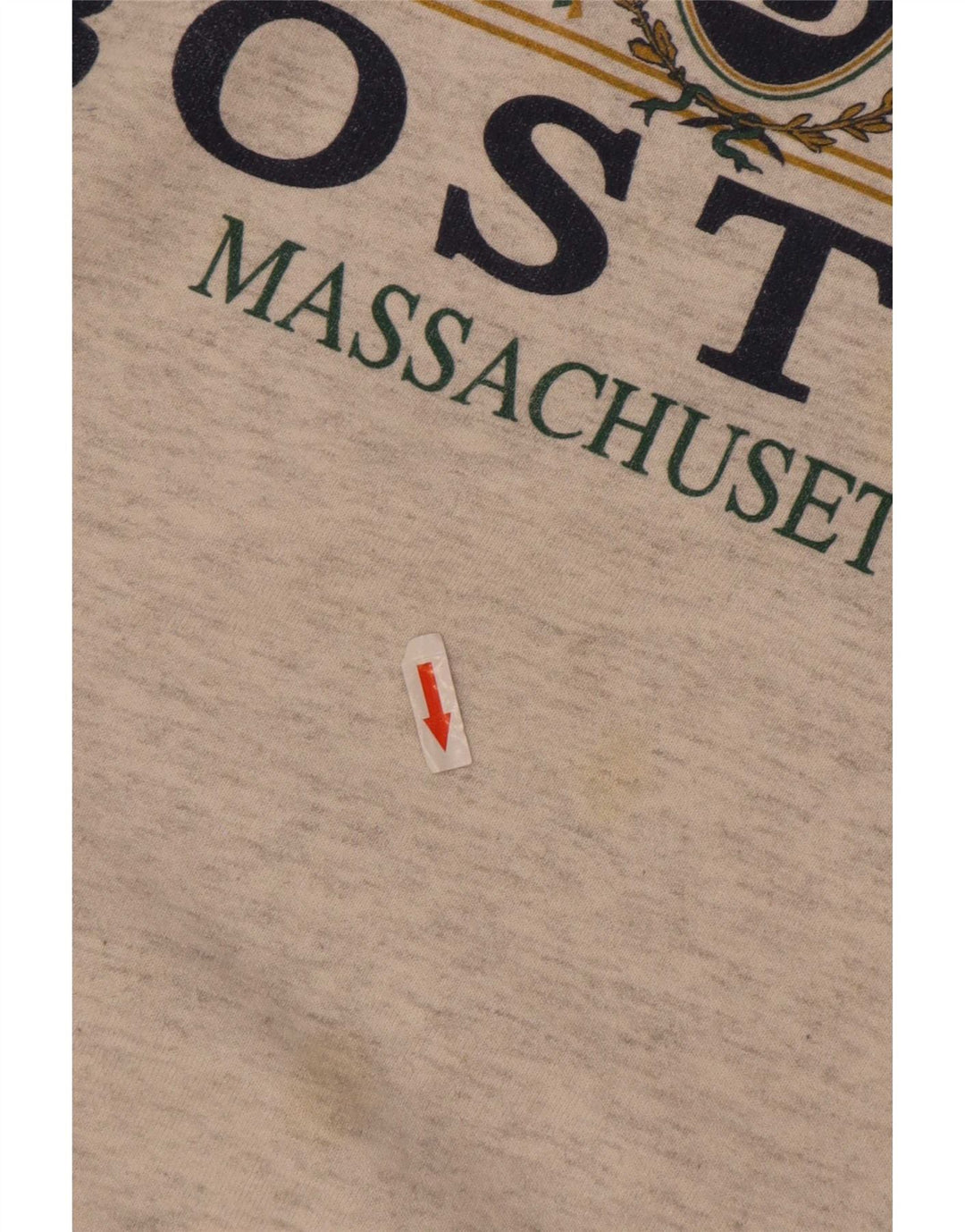 Boston Hombre Sudadera Gráfica Jersey XL Algodón Gris
