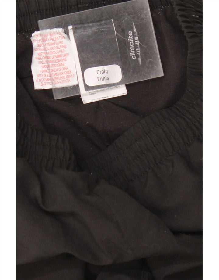 ADIDAS Chicos Climalite Chándal Pantalones Joggers 13-14 Años Negro