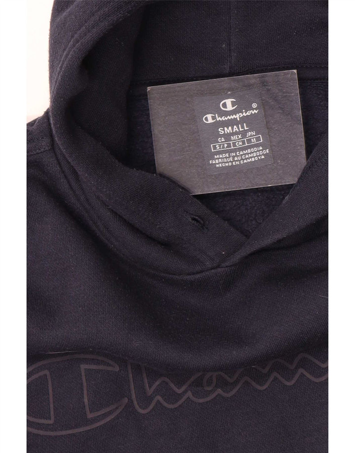 Champion Sudadera Con Capucha Gráfica Para Hombre Jersey Pequeño Azul Marino