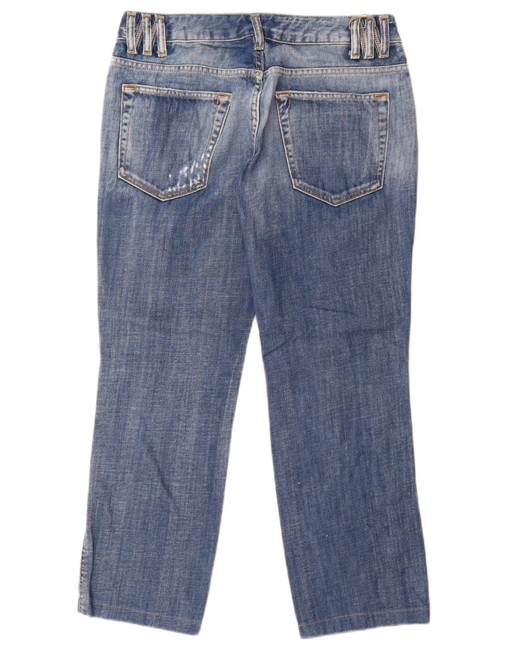 Diesel Mujer Looppy Vaqueros Rectos Desgastados W32 L26 Algodón Azul