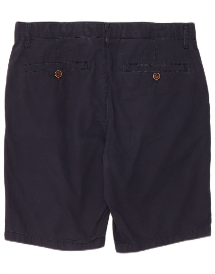 Pantalones cortos chinos para hombre Fat Face W32 Algodón azul marino mediano