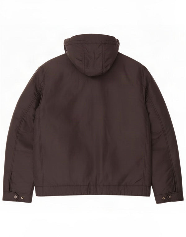 Chaqueta cortavientos con capucha para hombre Geox UK 44 2XL Negro