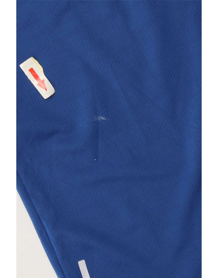 Puma Camiseta para hombre Top Large Azul Colorblock Poliéster
