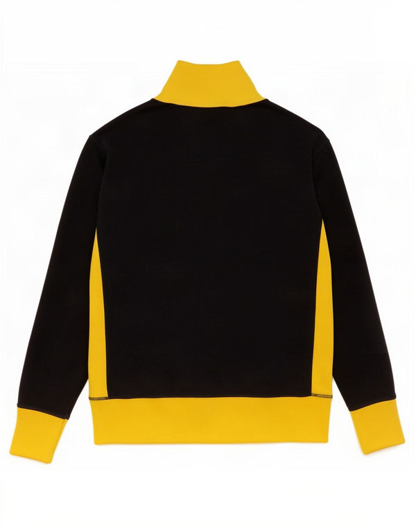 G-Star Suéter tipo cárdigan para hombre 2XL Algodón color block negro