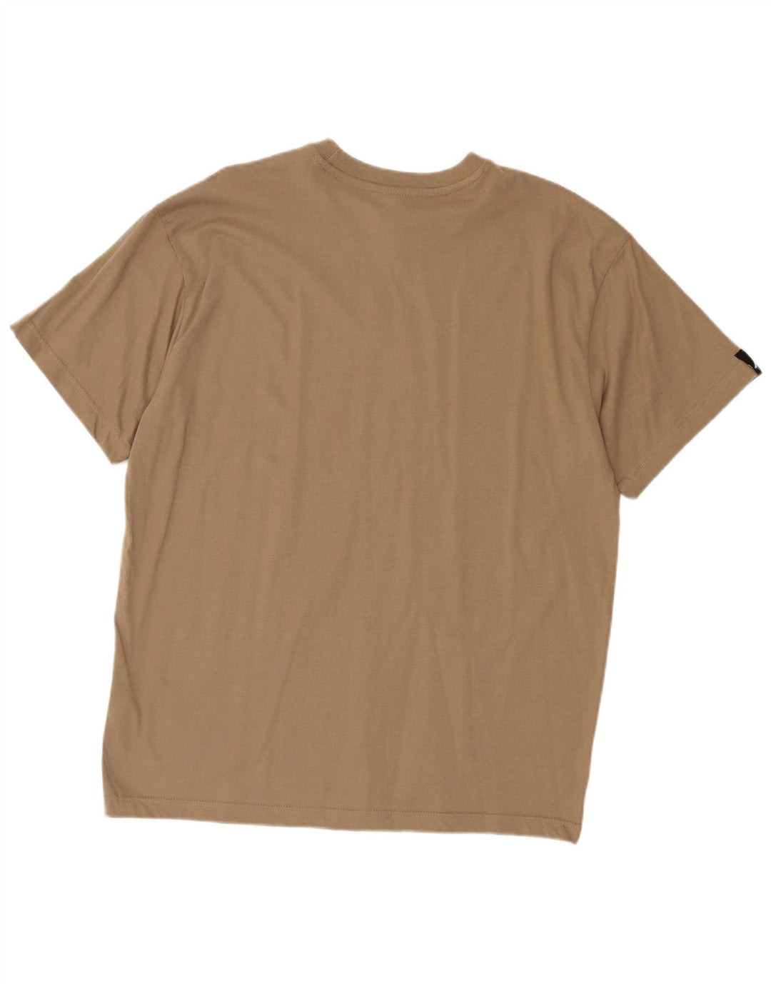 Kappa Hombre Camiseta Top Grande Marrón Algodón