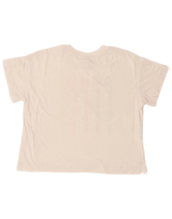 Champion Camiseta Corta Gráfica para Mujer UK 40 Medium White