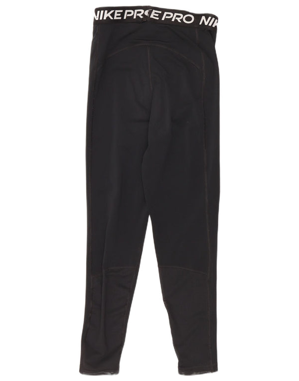 Nike Leggings Dri Fit Crop Graphic para mujer UK 8 Small Poliéster negro