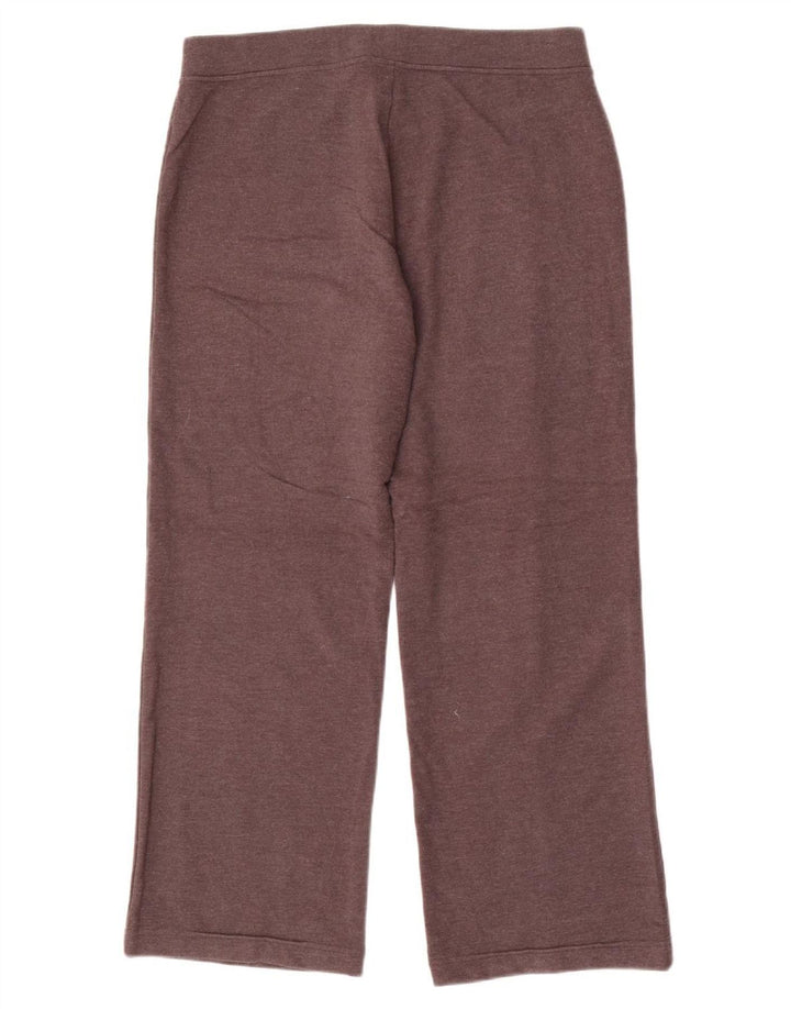 Marks & Spencer Pantalones de Chándal para Mujer UK 44 Grande Algodón Marrón