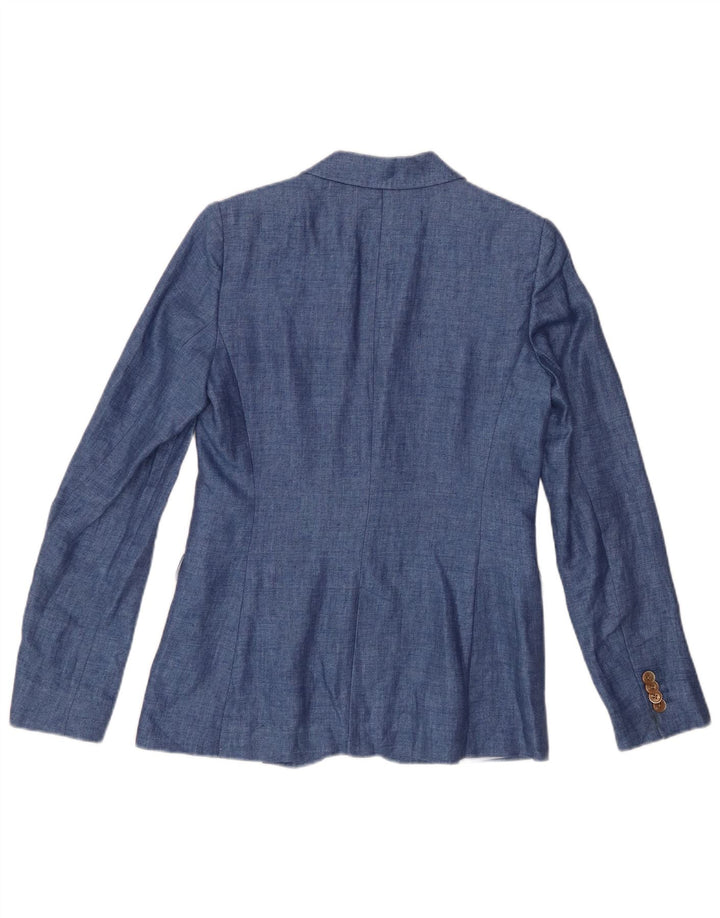 Massimo Dutti Chaqueta Blazer De 1 Botón Mujer EU 36 XS Azul