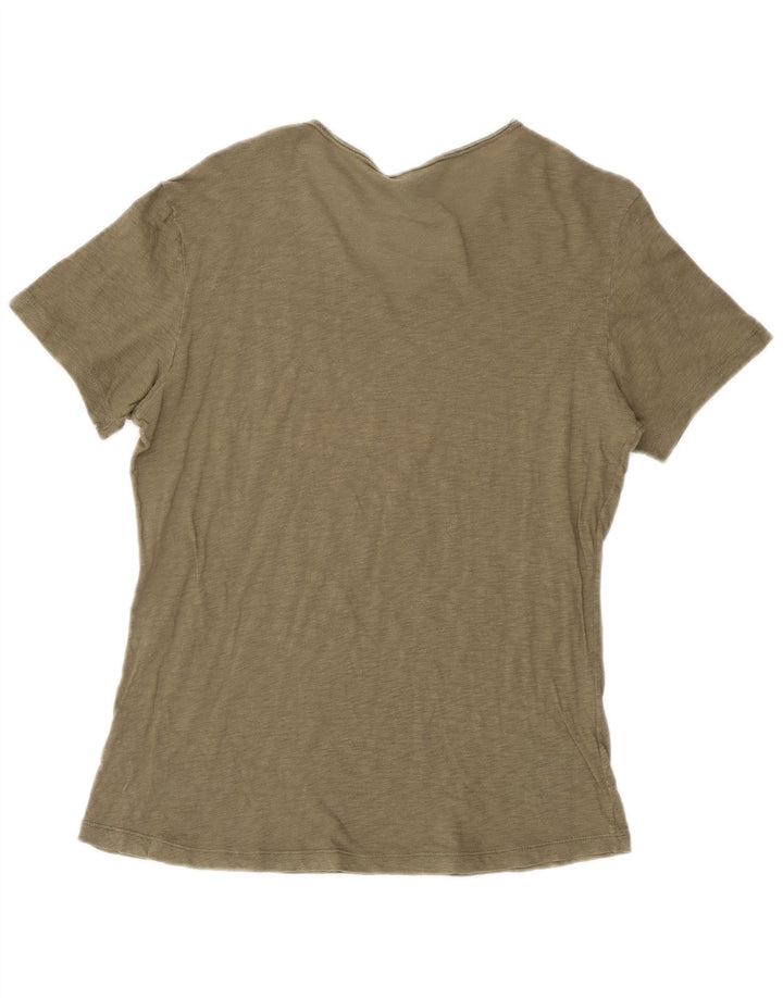 BENETTON Camiseta para mujer Top UK 46 Large Khaki
