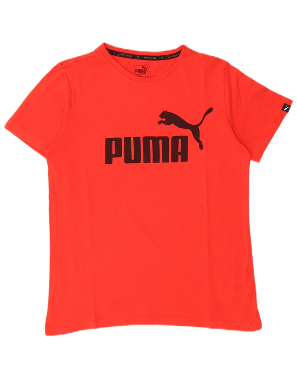 PUMA Camiseta gráfica para niño 13-14 años Rojo Algodón