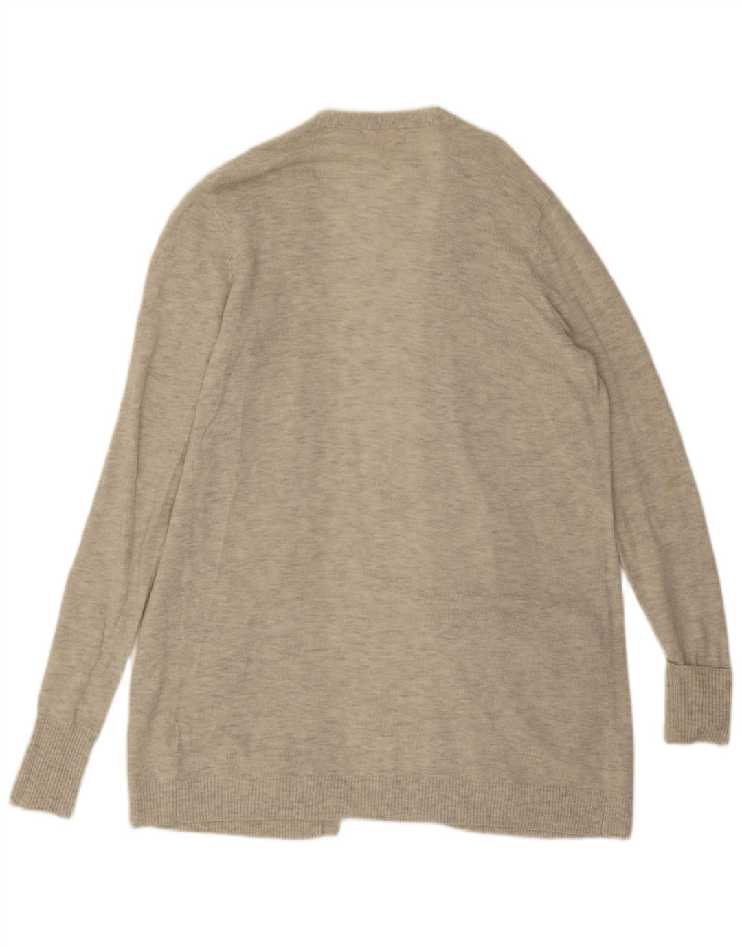 Cárdigan abierto largo para mujer de Fat Face UK 42 Lana gris medio