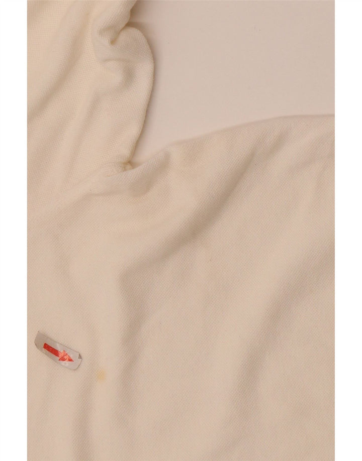 L.L.Bean Polo de Manga Larga para Mujer UK 44 Mediano Blanco