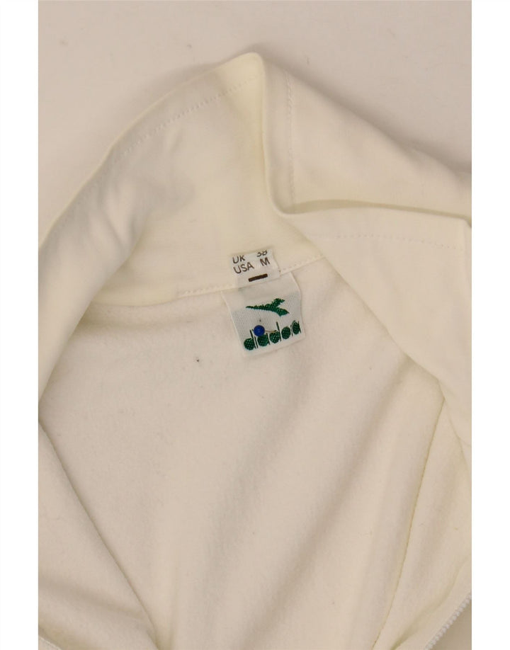 DIADORA Chaqueta de chándal para hombre UK 38 Medium White
