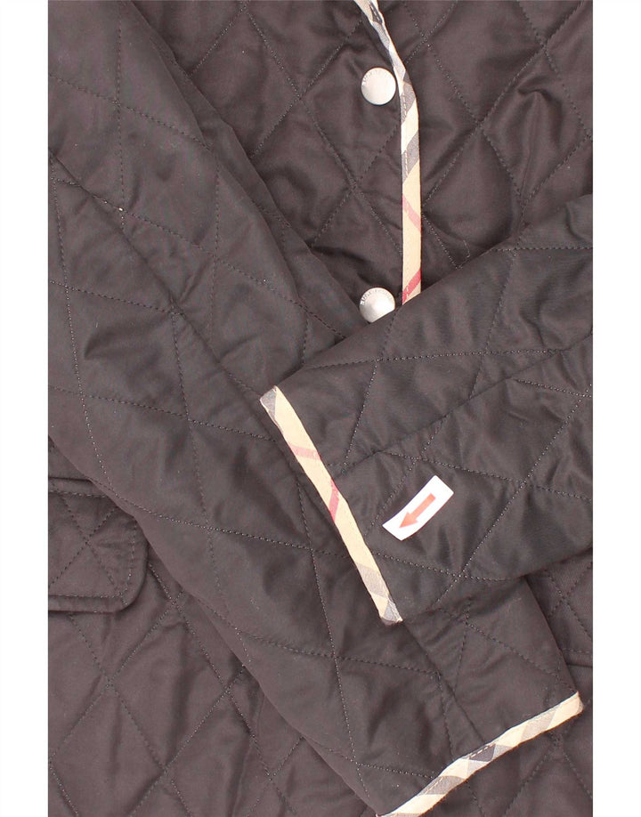 Burberry Chaqueta Acolchada Niña 11-12 Años Negro Poliéster