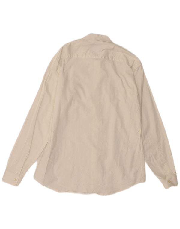 Camisa Marlboro Classics Hombre Grande Algodón Blanco