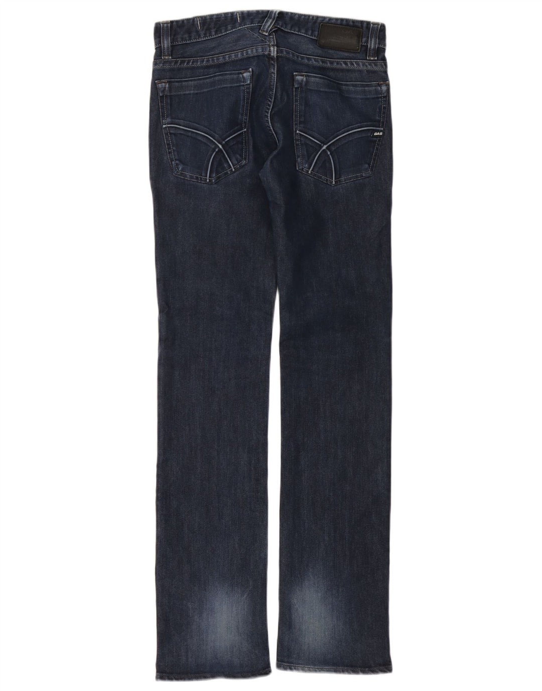 Vaqueros Recto Mujer Gas W30 L34 Azul Marino Algodón