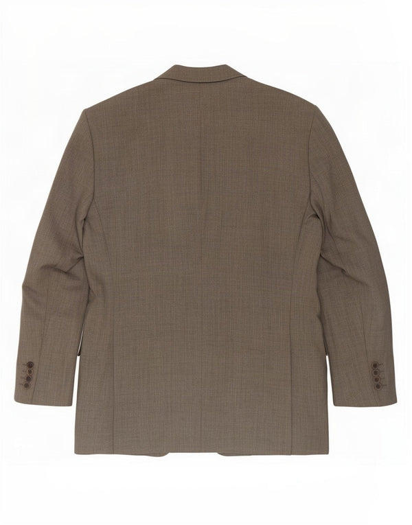 Yves Saint Laurent Chaqueta blazer de 3 botones para hombre IT 52 XL Lana virgen gris