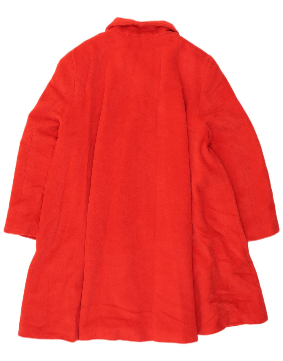 Abrigo vintage de gran tamaño para mujer IT 44 Lana roja mediana