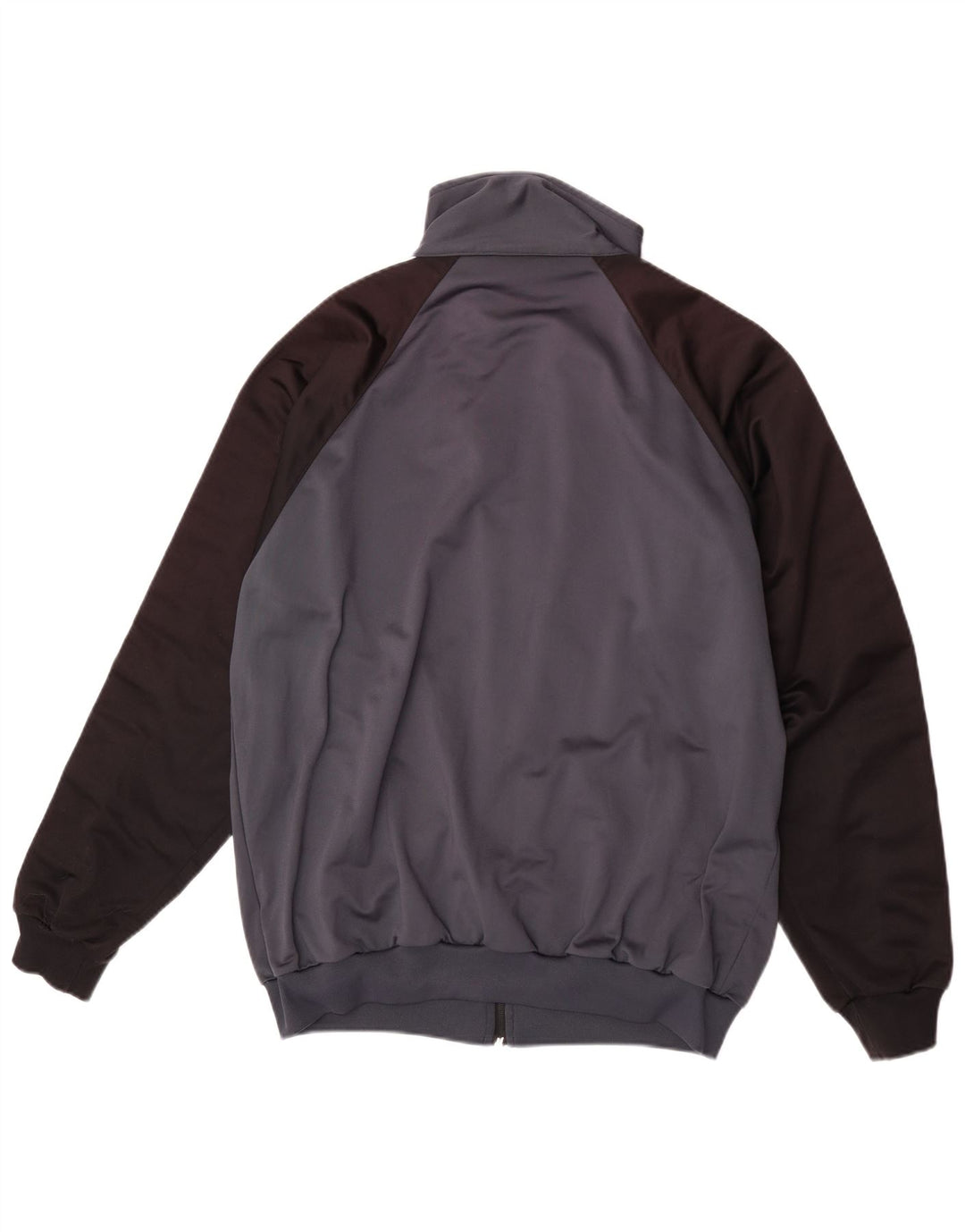 Kappa Hombre Gráfico Chándal Top Chaqueta XL Gris Colorblock Poliéster