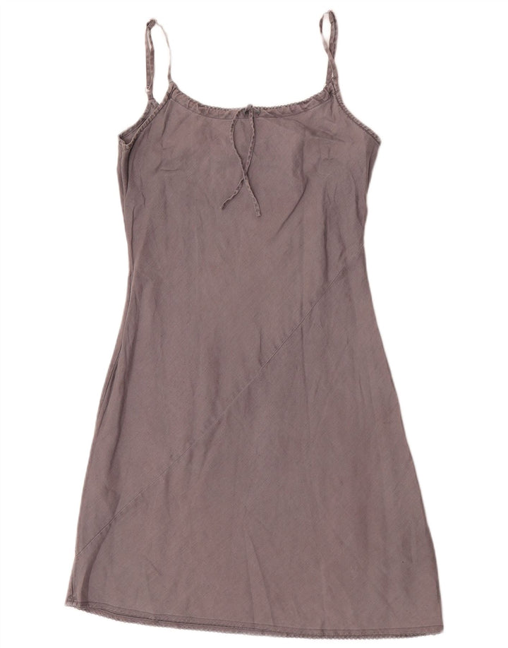 Oasis Vestido de tirantes para mujer UK 10 Small Grey