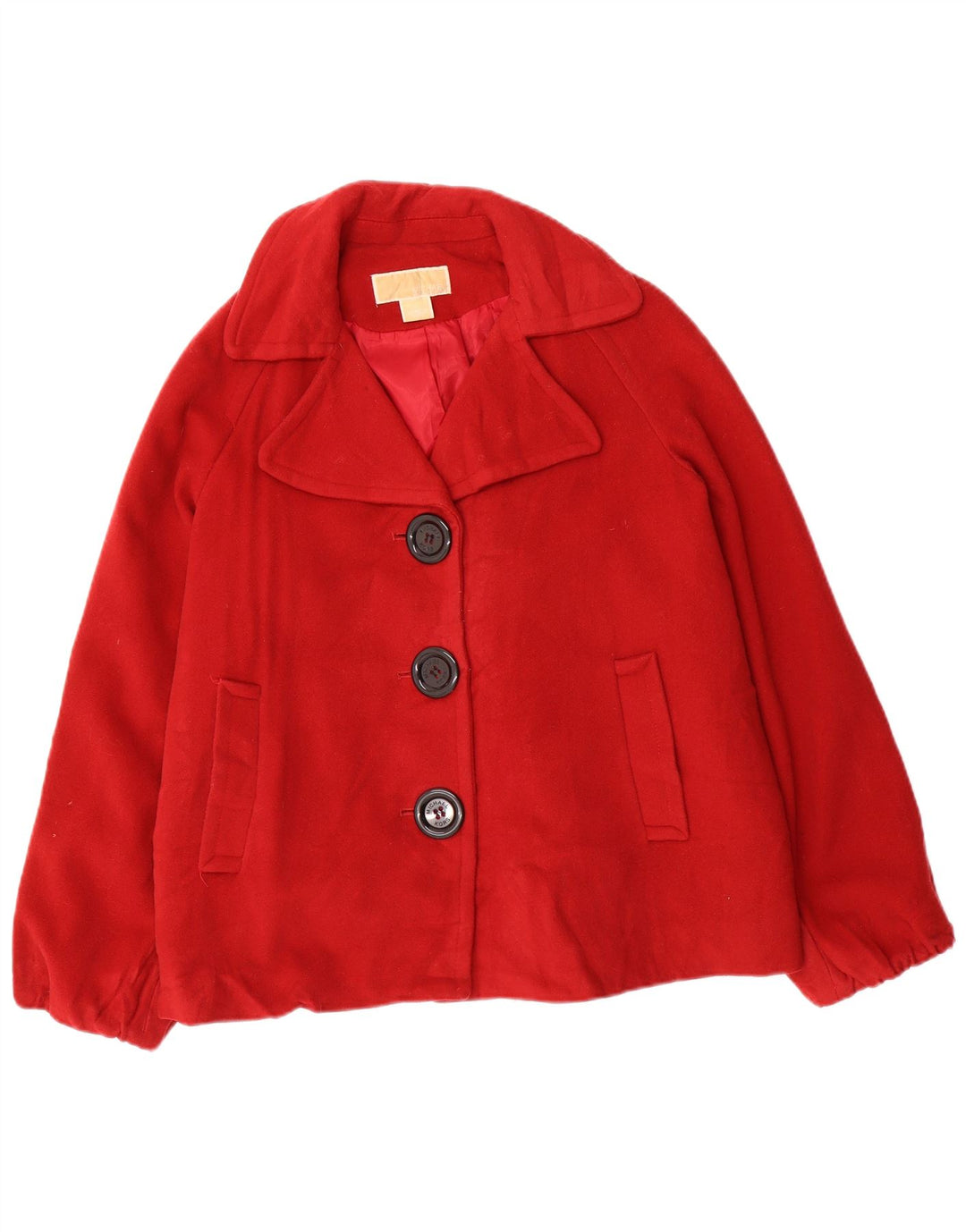 Michael Kors Chaqueta Bomber de Gran Tamaño para Mujer US 4 Pequeña Lana Roja
