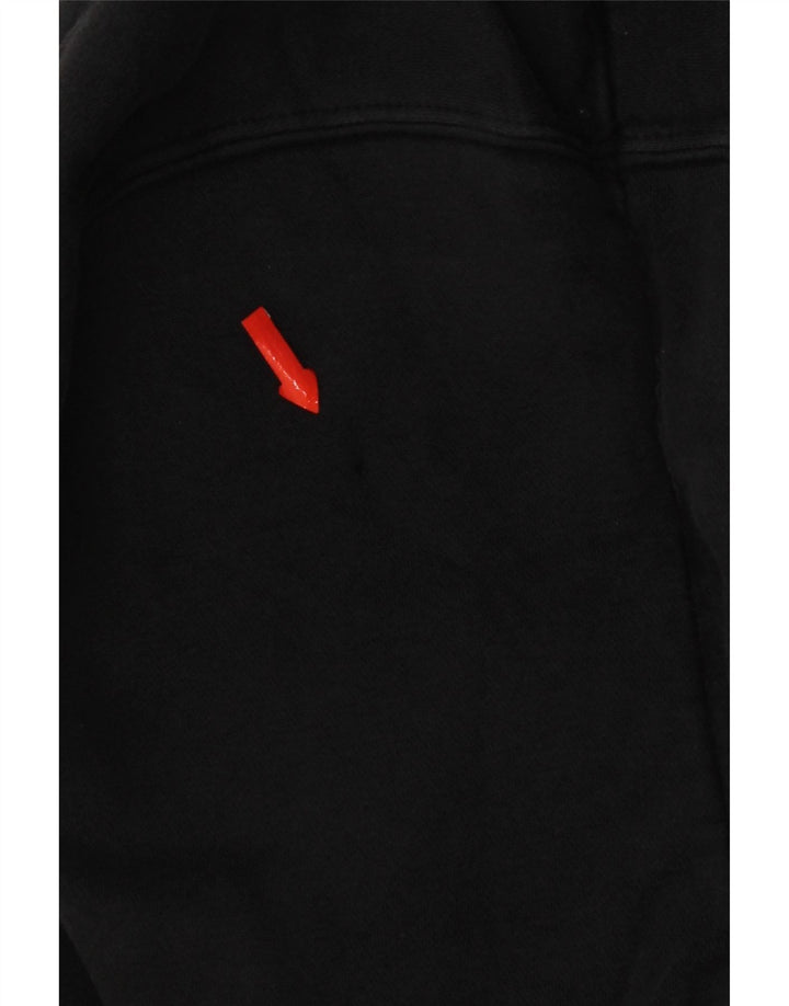 Nike - Sudadera con capucha y cremallera para hombre, talla pequeña, algodón negro