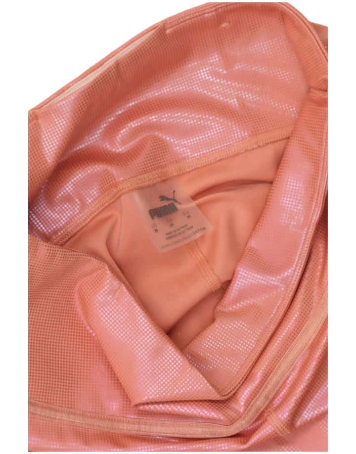 Puma - Leggings cortos para mujer, talla 40, color rosa mediano