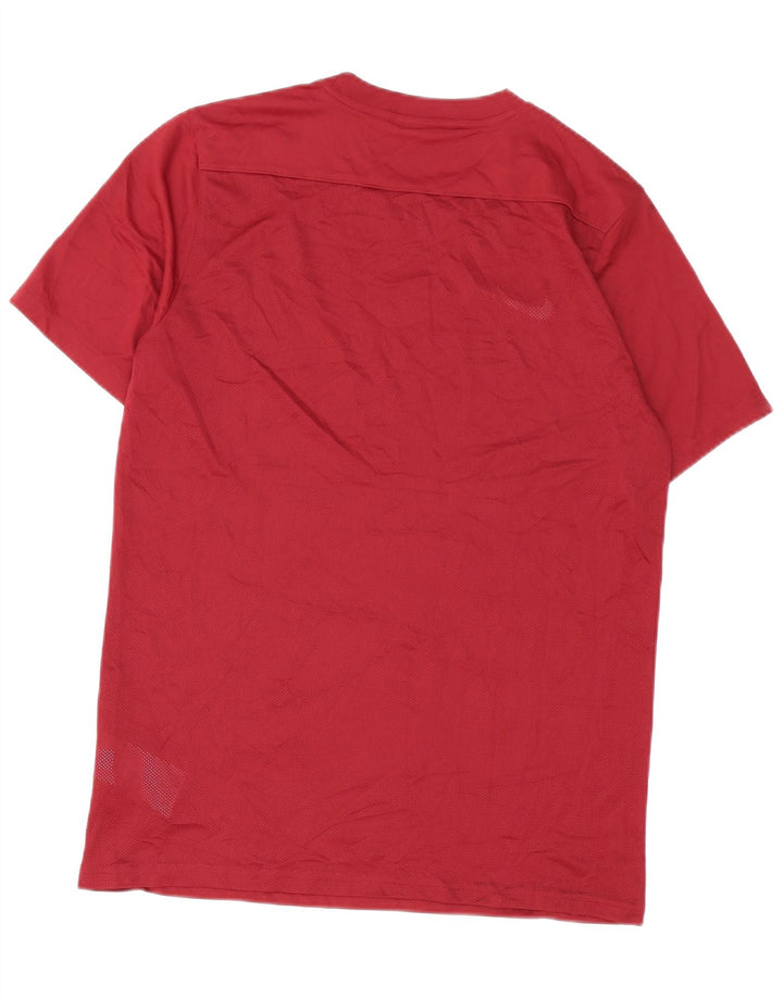 Nike Mens Dri Fit Slim Camiseta Top Grande Poliéster Borgoña