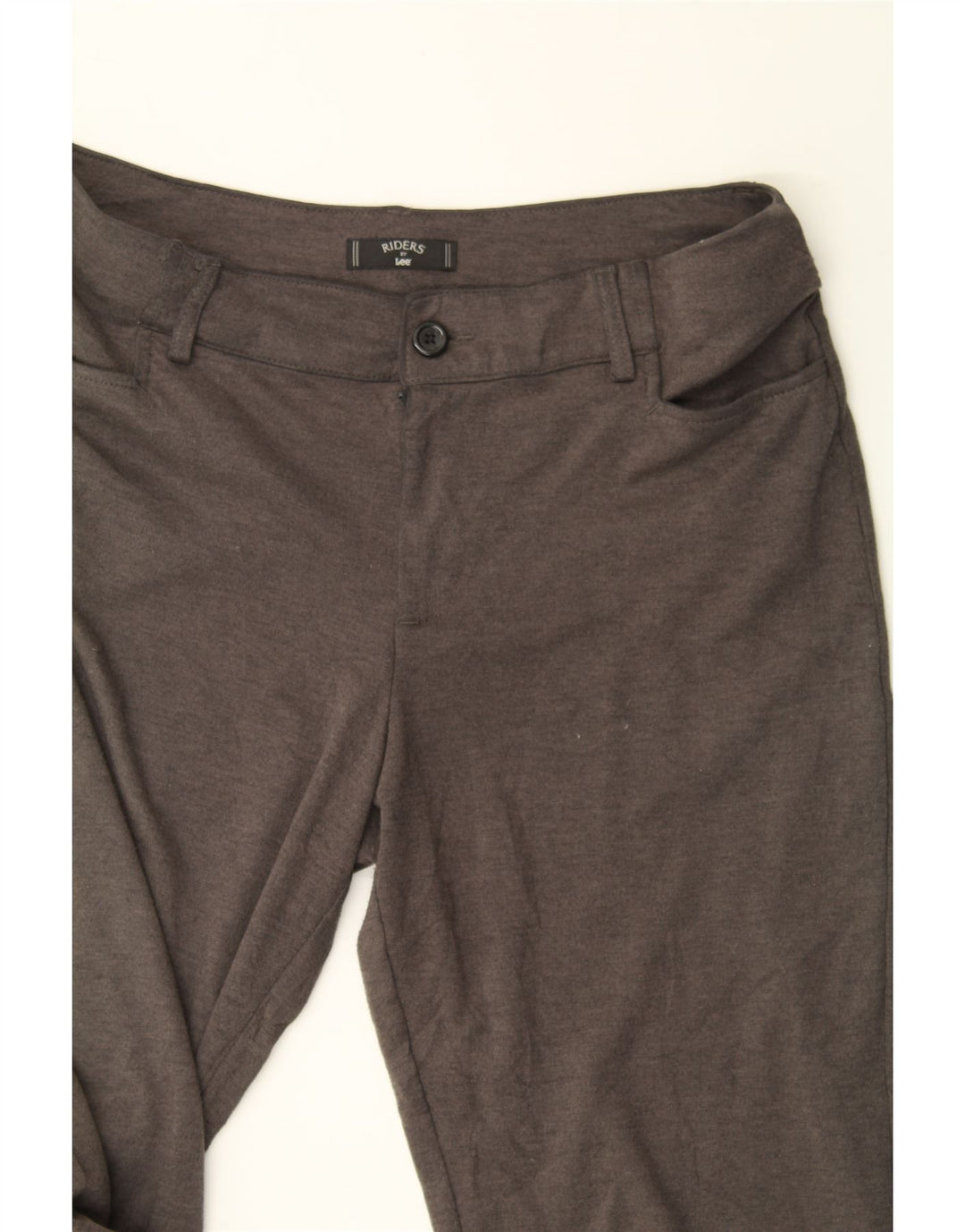 LEE Womens Riders Bootcut Casual Trousers US 16 2XL W38 L28 Grey Polyester Vintage Lee and Second-Hand Lee from Messina Hembry 