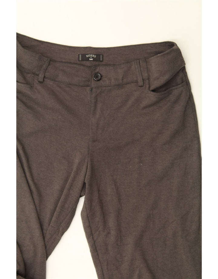 LEE Womens Riders Bootcut Casual Trousers US 16 2XL W38 L28 Grey Polyester Vintage Lee and Second-Hand Lee from Messina Hembry 