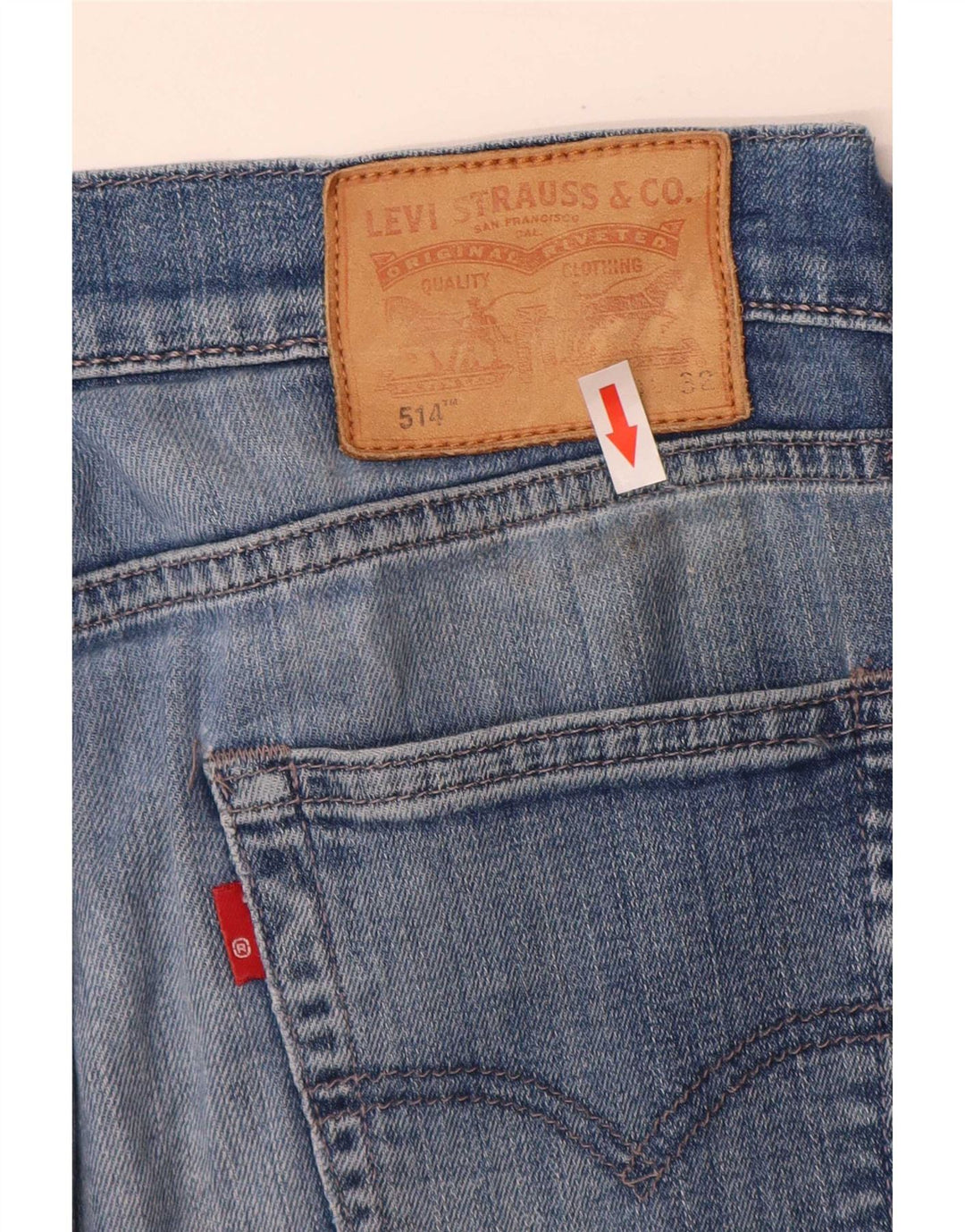 Levi's Hombre 514 Vaqueros Rectos W30 L32 Azul