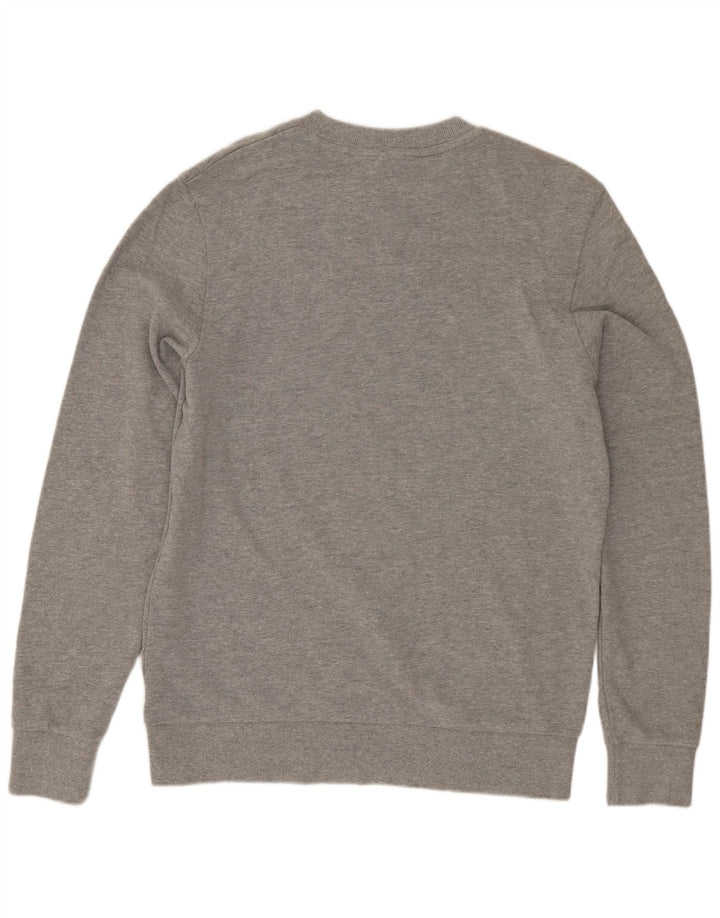 Jack & Jones Hombre Sudadera Jumper De Algodón Moteado Gris Medio