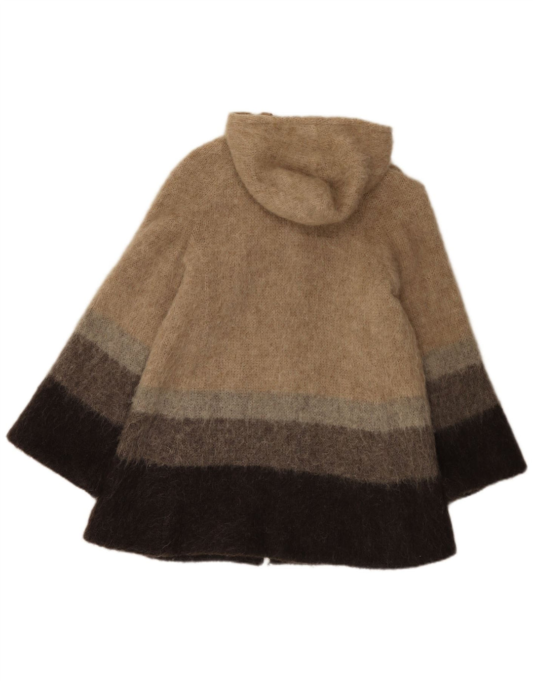 Abrigo con capucha Alafoss Icewool para mujer Reino Unido 44 Bloque de color beige medio