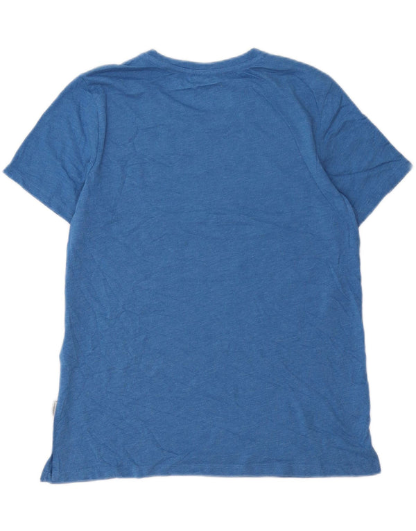 Eddie Bauer Camiseta para mujer Top UK 46 Large Blue Cotton